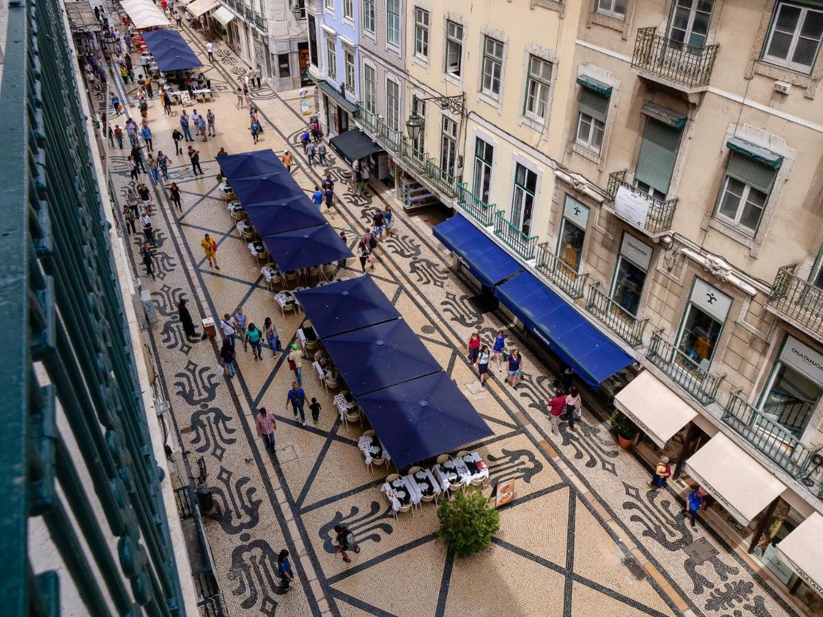 Augusta 229-5E-City Center Apt- Balcony & Elevator Lissabon Exterior foto